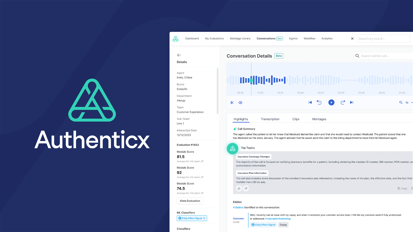 Authenticx Launches Generative AI Solution Built Exclusively for Healthcare Customer Experience