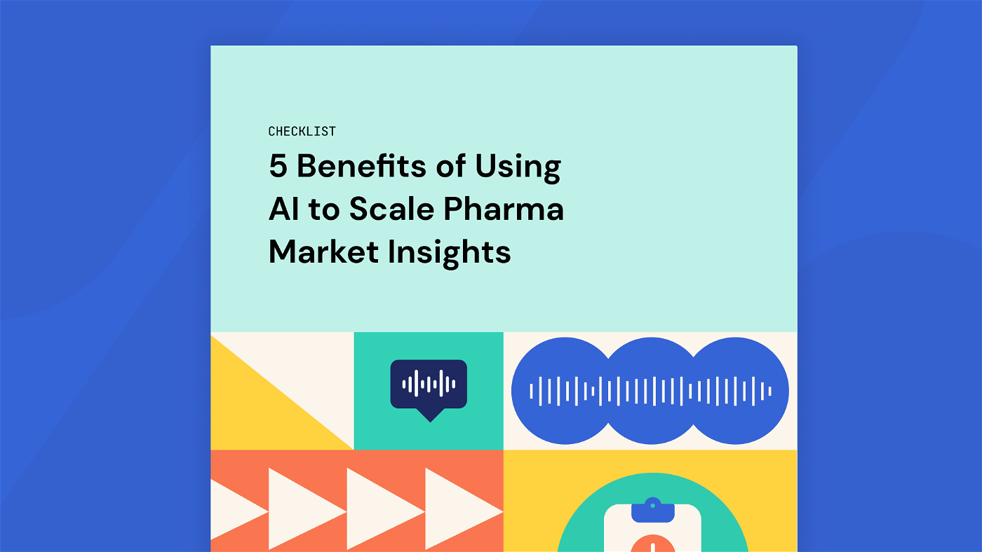Checklist | 5 Benefits of Using AI to Scale Pharma Market Insights
