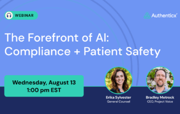 Register for our upcoming Webinar on AI Compliance and Patient Safety